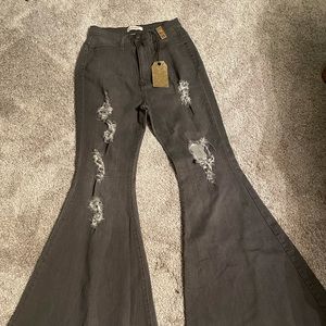 Grey High Rise Jeans